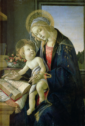Madonna of the Book, c. 1480-81 (tempera on panel)
