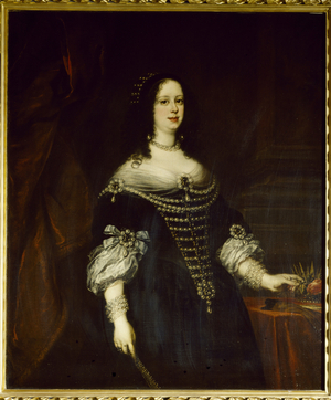 Portrait of Vittoria della Rovere (1622-1694), Grand Duchess of Tuscany, wife of Ferdinand II de' Medicis' Painting by Justus Sustermans (1597-1681) 1655 Dim. 142 x 119 cm Florence, Galleria degli Uffizi (Uffizi)