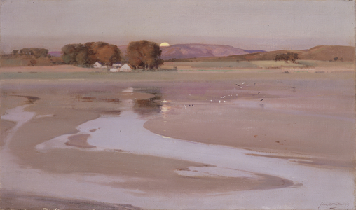 Kintallen Mill, Moonrise, 1917 (oil on canvas)