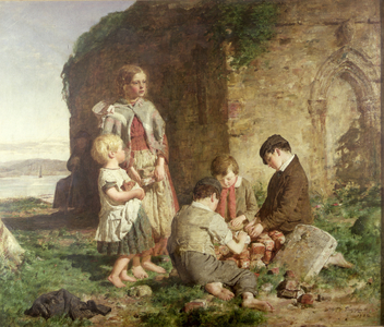 The Past and Present, 1860 (oil on canvas)