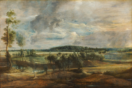 Landscape in Flanders (panel)