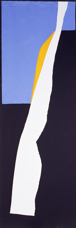 French Door V, 1974 (acrylic, paper & wood)