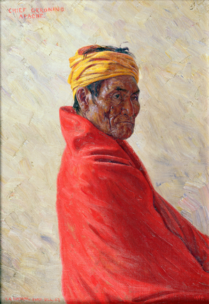 Chief Geronimo, 1899 (oil on canvas)