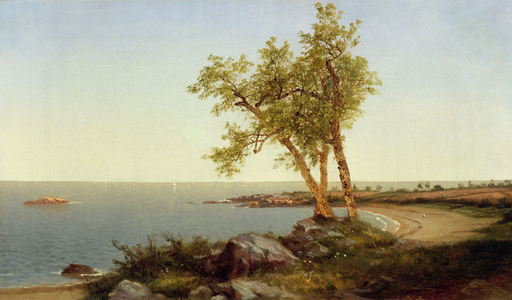 Shore Line in Summer (oil on canvas)