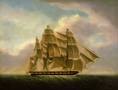 Privateer Jacob Jones (oil on canvas)