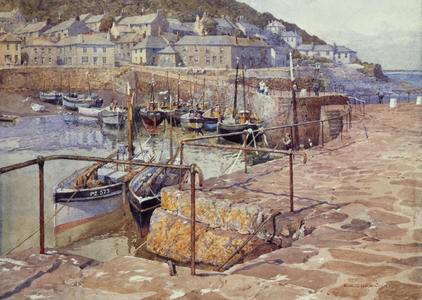 Mousehole, Cornwall (w/c on paper)