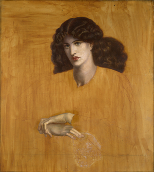 La Donna Della Finestra [The Lady of Pity], 1881 (oil on canvas over black chalk under-drawing)
