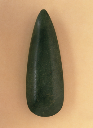 Stone axe found in Toulouse, France (jadeite)