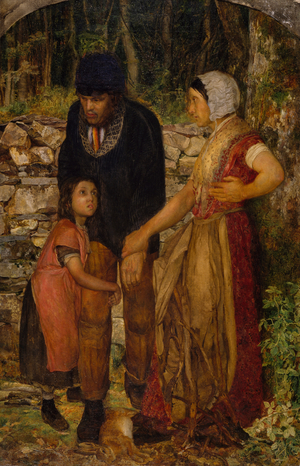 The Wife's Remonstrance, 1858 (oil on canvas)