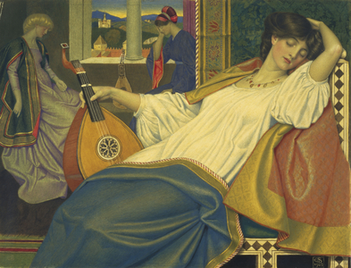 The Sleeping Beauty, 1908 (tempera on panel)