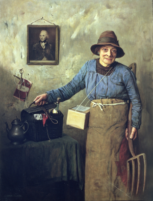 Dig for Victory, 1941 (oil on canvas)