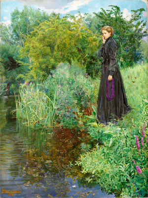 Boer War, 1900 - 'Last Summer Things were Greener', 1901 (oil on canvas)