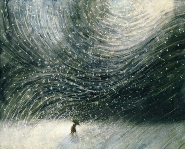 Snowy Night 1, 2008 (oil on canvas)