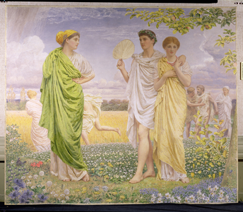 Loves of the Wind and The Seasons (oil on canvas)