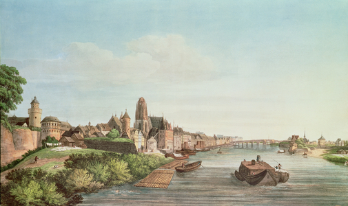 Frankfurt Am Main (coloured litho)