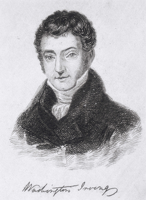 Portrait of Washington Irving (1783-1859), American writer and diplomat, 1894.