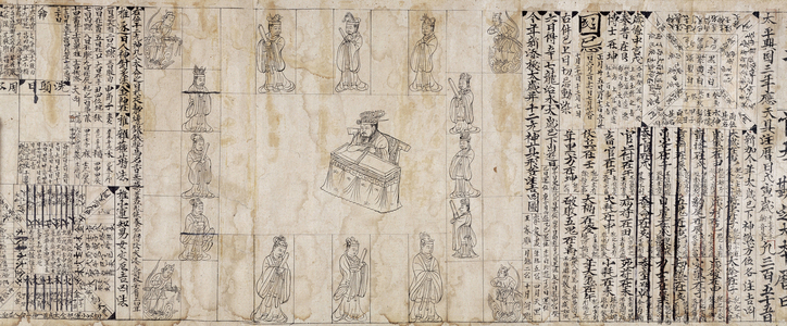 Chinese calendar for the three years of Taiping Xingguo, 978 (print)