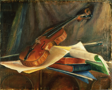 The Golden Violin, c.1898 (oil on canvas)