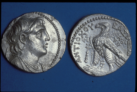 Coins of Antiochus VII Sidetes, c.135-136 BC (metal)