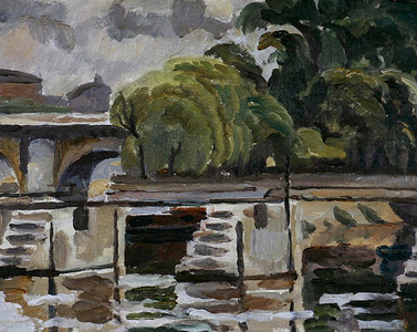 The Seine, 1921 (oil on canvas)