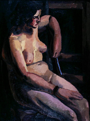 Seated Nude, c.1922 (oil on canvas)