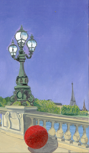 Alexandre III Bridge (oil on canvas)