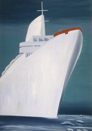 Antarctic Cruise (oil on canvas)