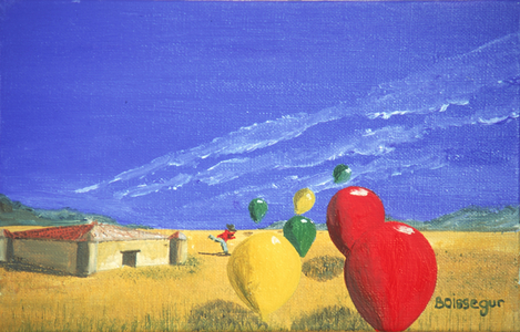 George Runs (oil on canvas)