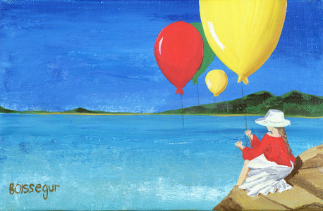 Le Bouteille a la Mer (oil on canvas)