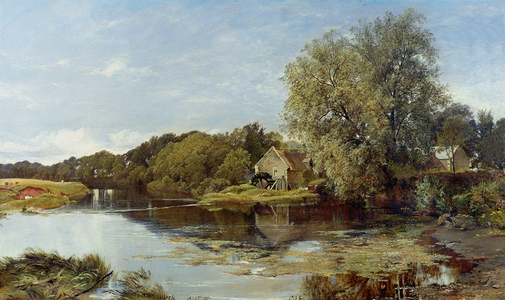 At Milton Mill, on the River Irvine, 1855