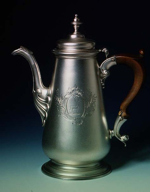George III Coffee Pot by George Methuen, 1752