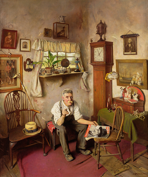 'He's Worth Framing', c.1943 (oil on canvas)