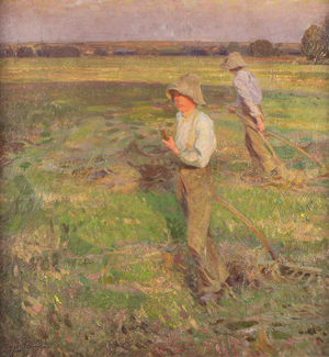 The Haymakers (oil on canvas)