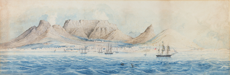 View of Table Bay, Colonial School, early 19th century (w/c)