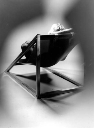 'Mies' Armchair, designed for 'Poltronova' by 'Archizoom', Italy, 1969 (steel, rubber)