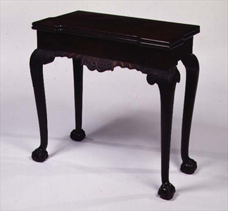 George II mahogany tea table