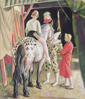 Waiting in the Wings, 1934 (w/c and gouache on paper)