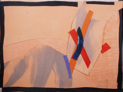 Untitled Composition, 1989 (collage and mixed media)