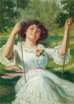 Girl on a Swing