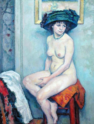 Nude, c.1910 (oil on canvas)