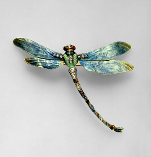 Dragonfly brooch, Paris, c.1900 (gold, diamonds and enamel)