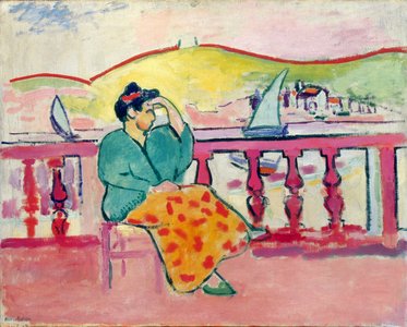 Lady on a Terrace, 1907 (oil on canvas)
