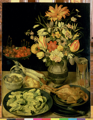 Still Life with Flowers (panel)