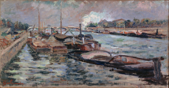 The Seine, c.1867-68 (oil on canvas)