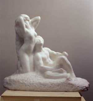 Poet and Muse, c.1905 (marble)