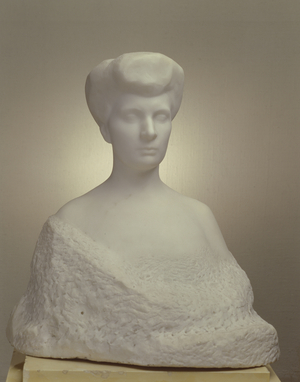 Portrait of V.S. Eliseyeva, 1906 (marble)