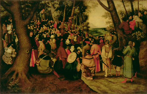 The Sermon of John the Baptist, 1604 (oil on canvas transferred from panel)