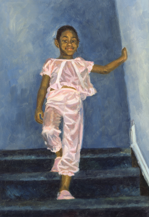 6:13, 1998 (oil on canvas)