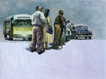 Pools of Defiance, 2001 (oil on canvas)
