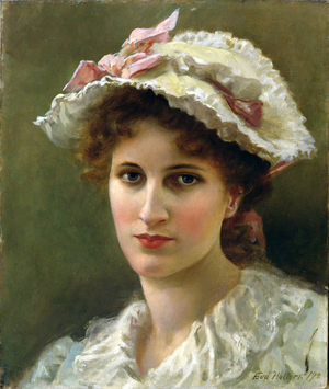 An English Rose, 1892 (oil on canvas)
